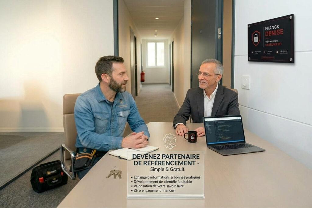 Devenir partenaire de référencement pour développer la visibilité des serruriers